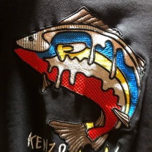 KENZO Paris men’s crewneck fish sz s